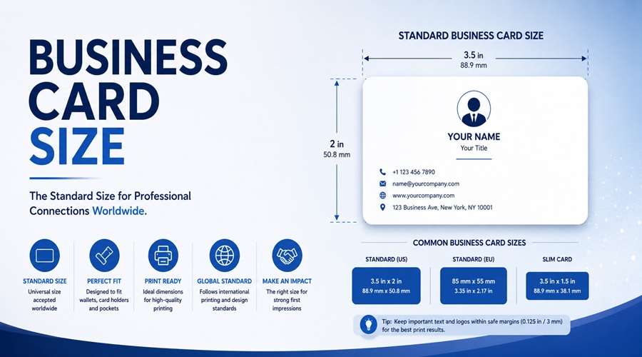Business Card Size: The Complete Guide to Standard Dimensions and When to Break Them